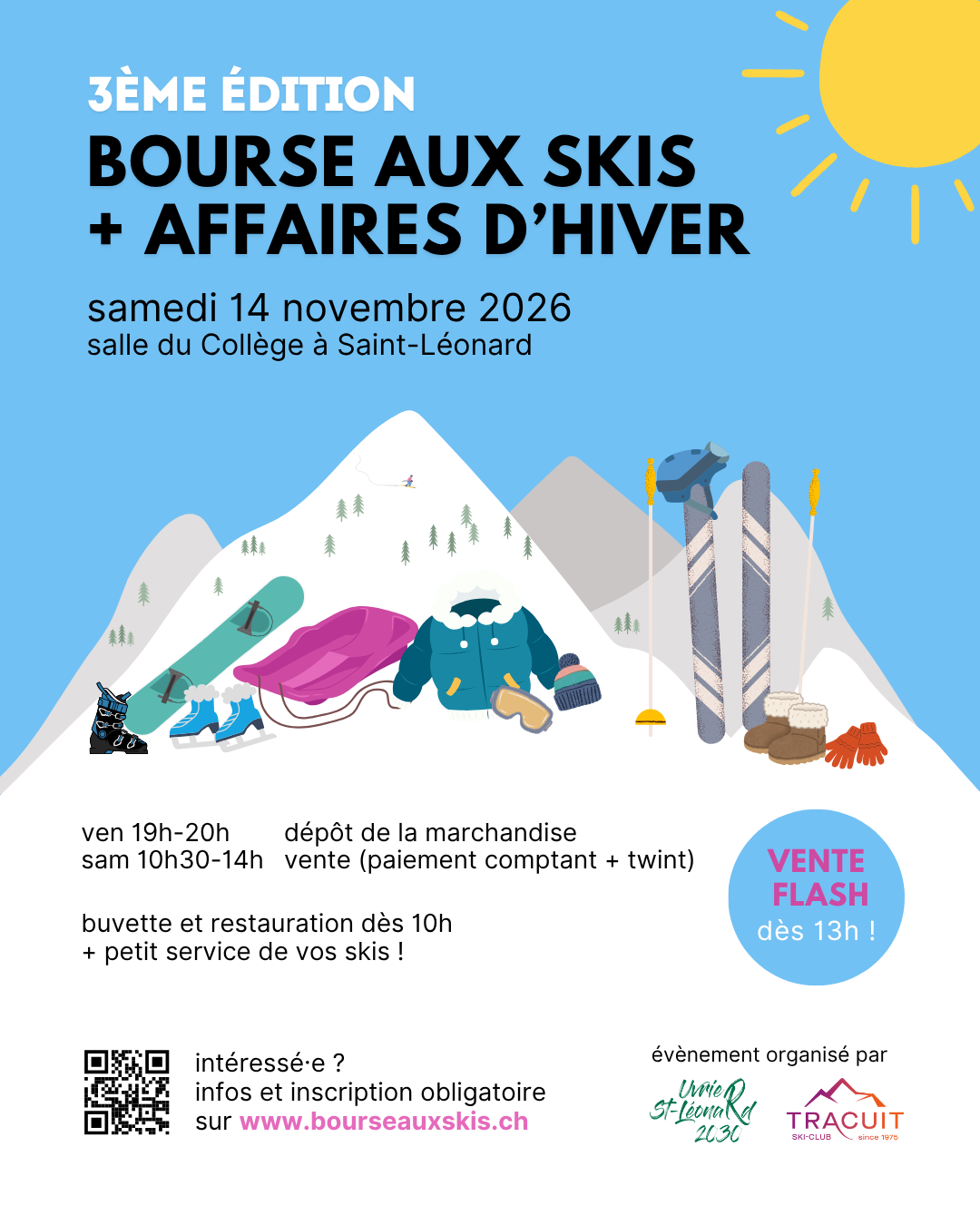 Affiche 2026_ Bourse aux skis insta + FB